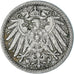 Moeda, Alemanha, 5 Pfennig, 1910