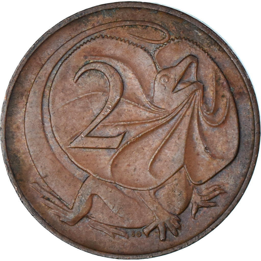 Moneta, Australia, 2 Cents, 1966