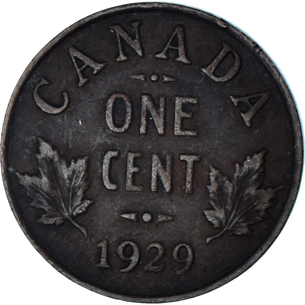 Moneda, Canadá, Cent, 1929