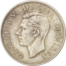 Coin, Great Britain, George VI, 1/2 Crown, 1945, EF(40-45), Silver, KM:856
