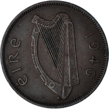 Moneda, Irlanda, 1/2 Penny, 1946