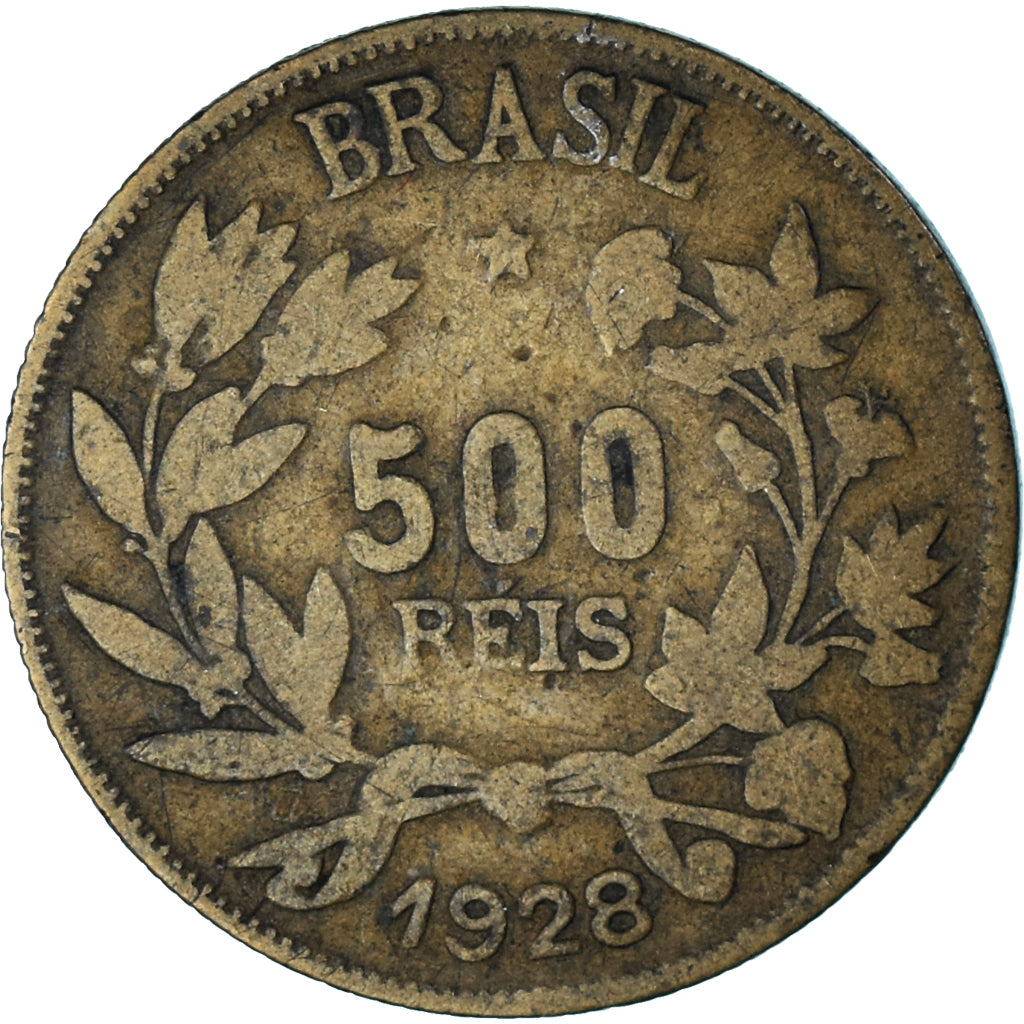 Munten, Brazilië, 500 Reis, 1928
