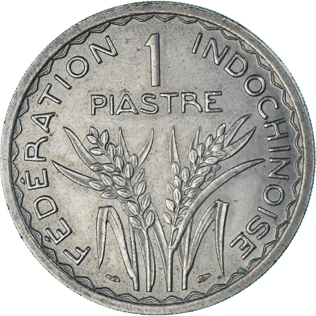 Coin, French Indochina, Piastre, 1947