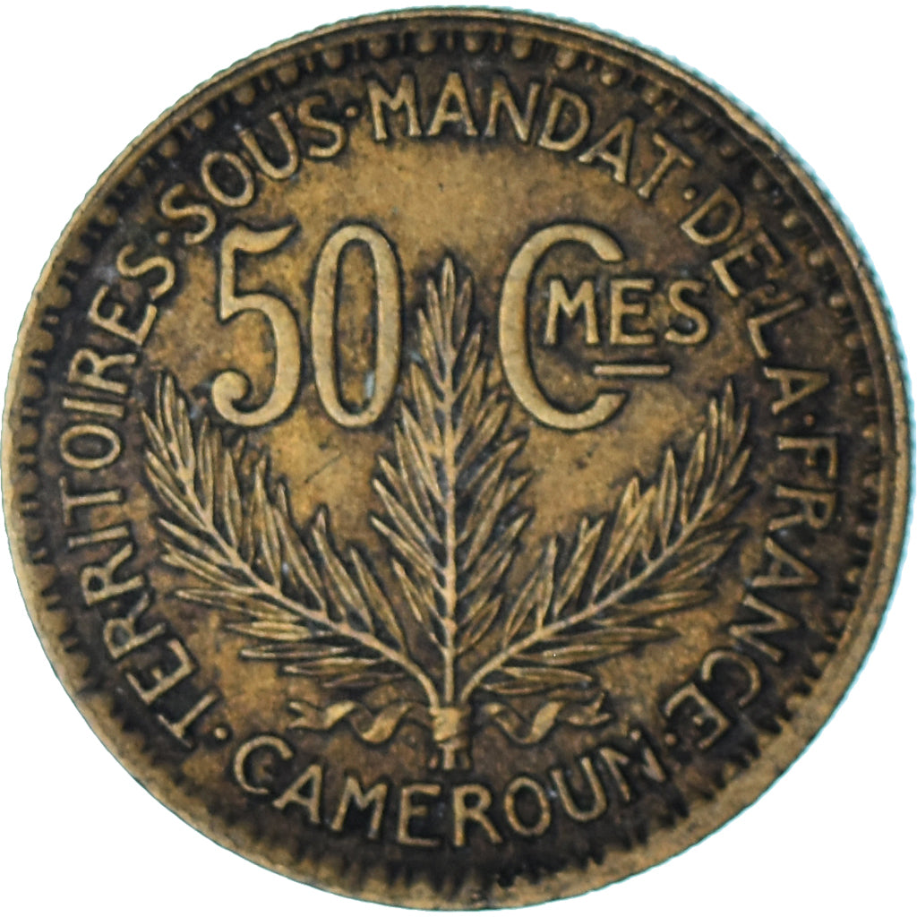 Coin, Cameroon, 50 Centimes, 1926