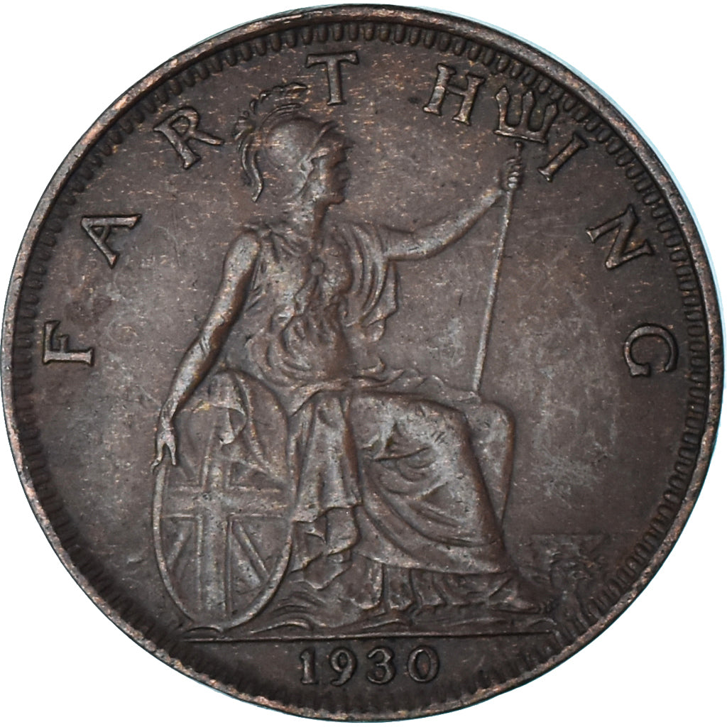 Munten, Groot Bretagne, Farthing, 1930