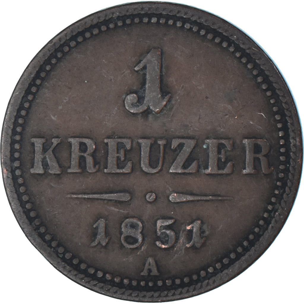 Coin, Austria, Kreuzer, 1851