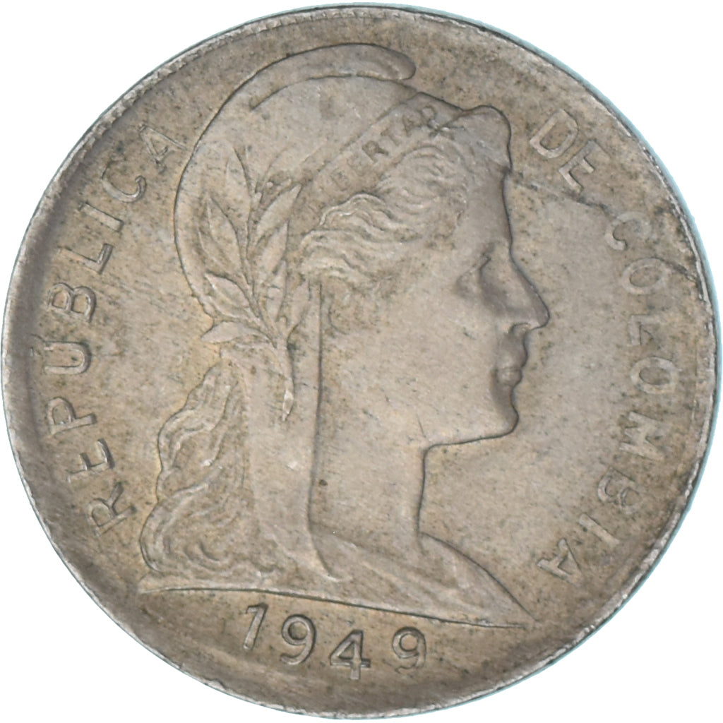 Moneda, Colombia, 10 Centavos, 1949