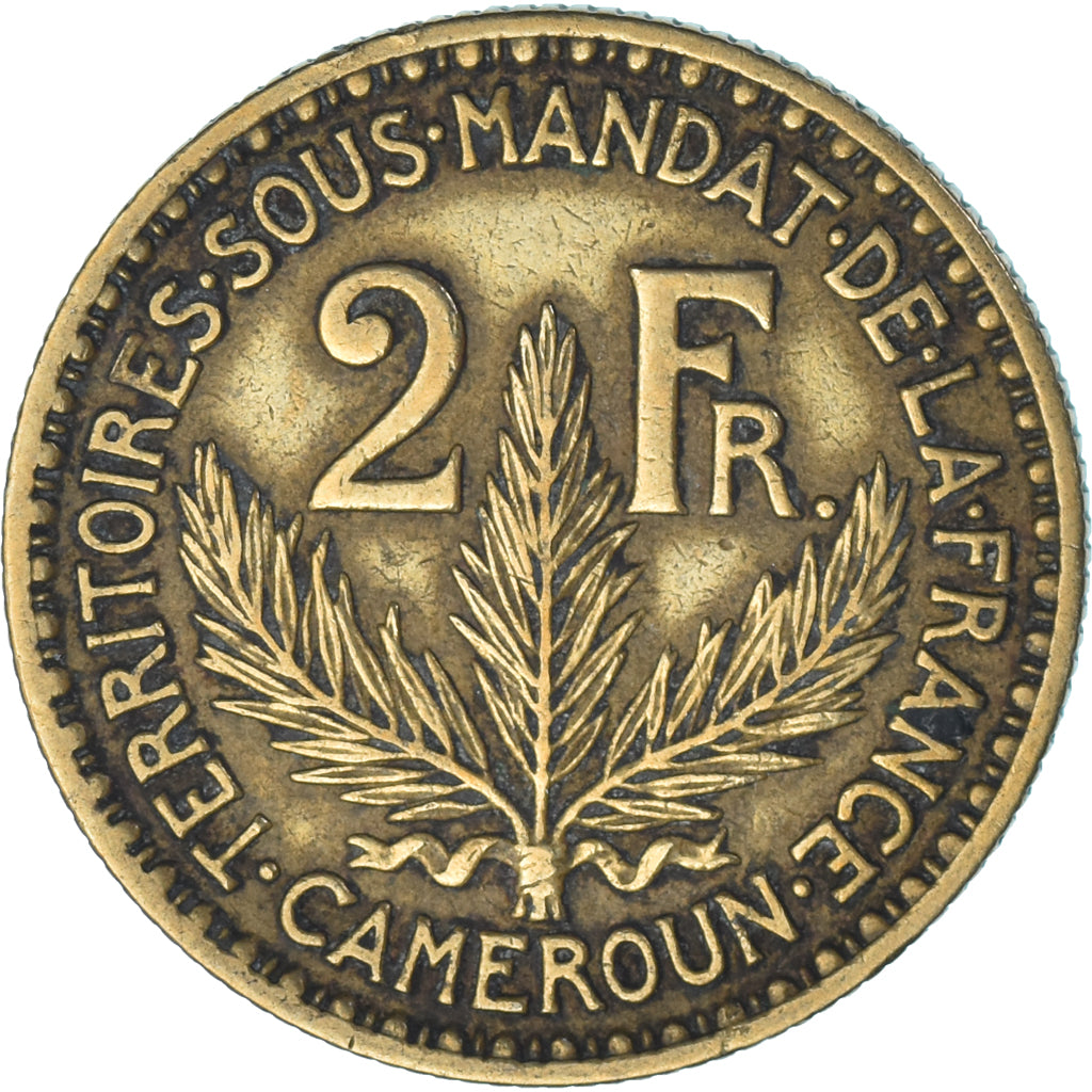 Cameroon, 2 Francs, 1924