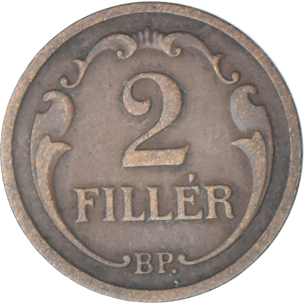 Moneta, Ungheria, 2 Filler, 1931