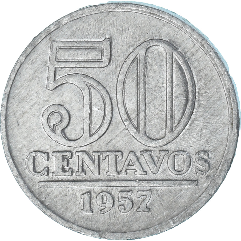 Brasil, 50 Centavos, 1957