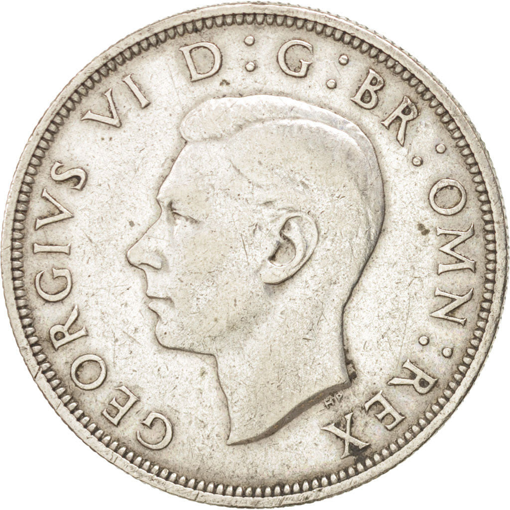 GREAT BRITAIN, 1/2 Crown, 1941, KM #856, EF(40-45), Silver, 32.3, 14.00