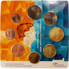 Netherlands, 1 Cent to 2 Euro, 2016, MS(65-70)
