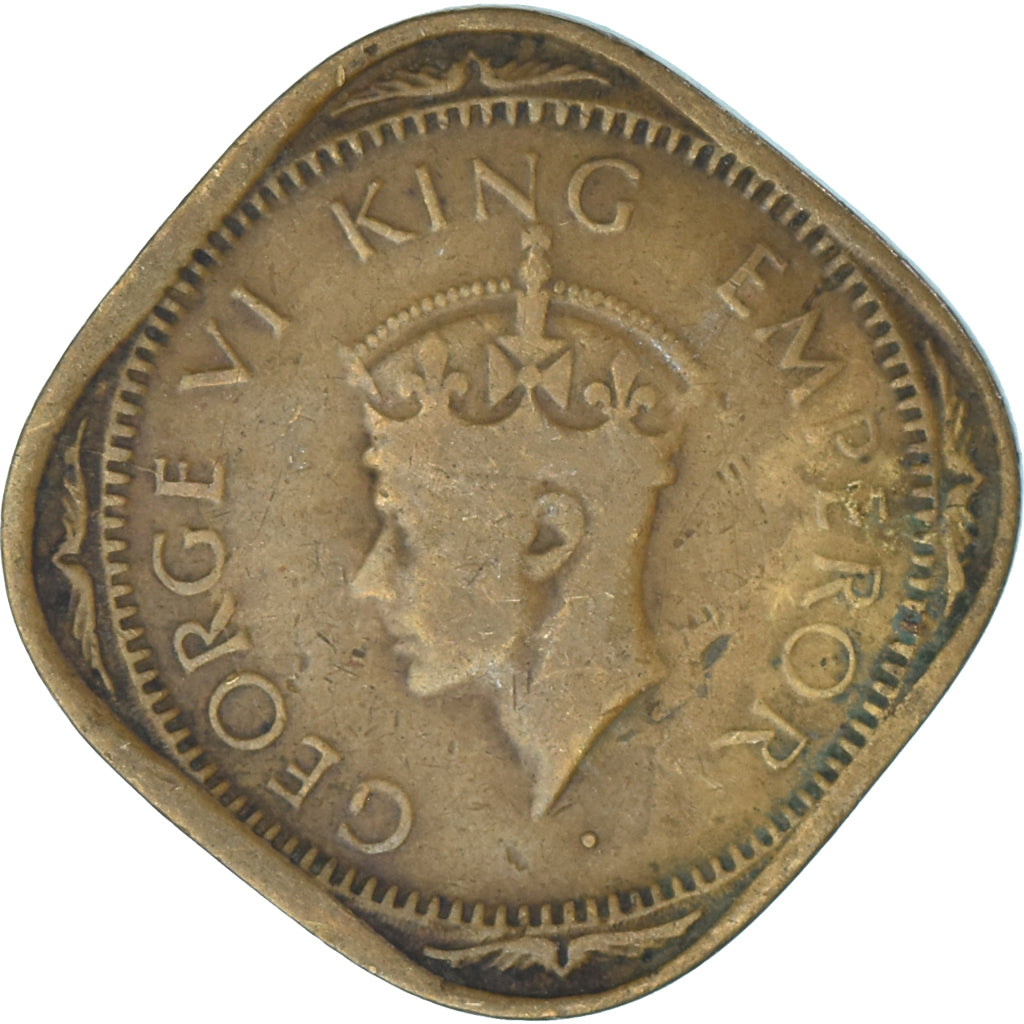 India, 2 Annas, 1943