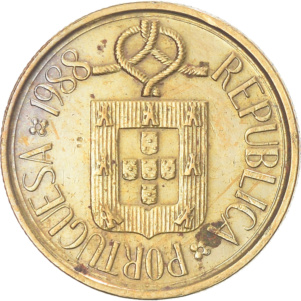 Moneda, Portugal, Escudo, 1988