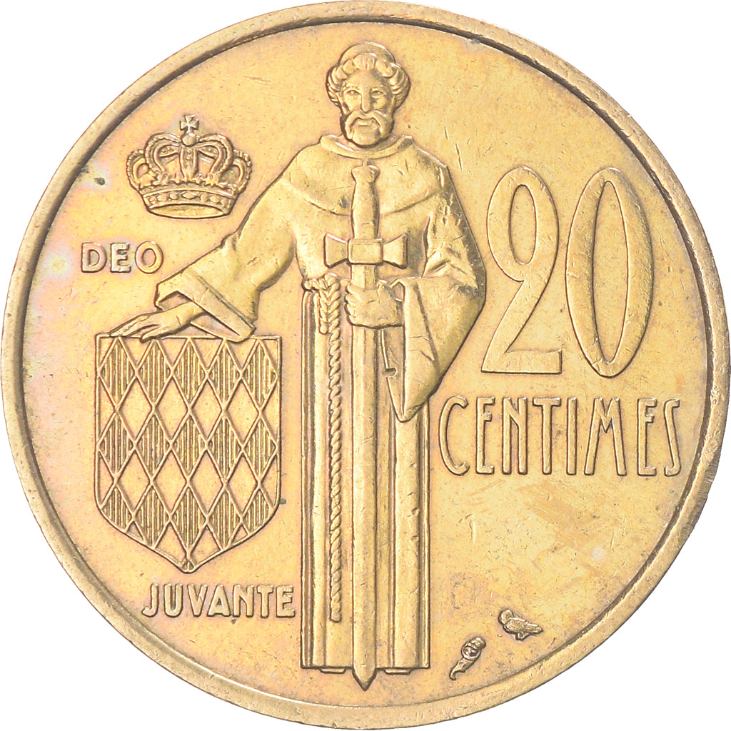 Moeda, Mónaco, 20 Centimes, 1974