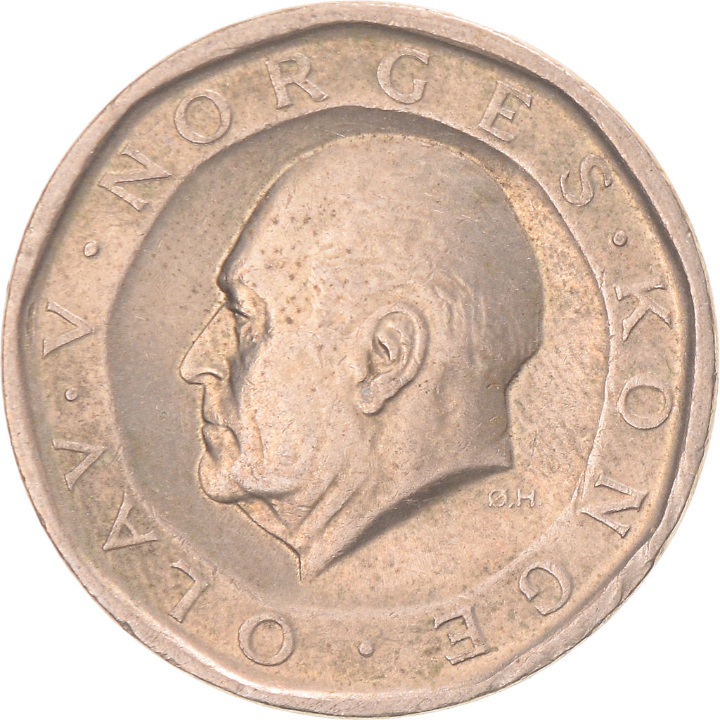 Moneda, Noruega, 10 Kroner, 1987