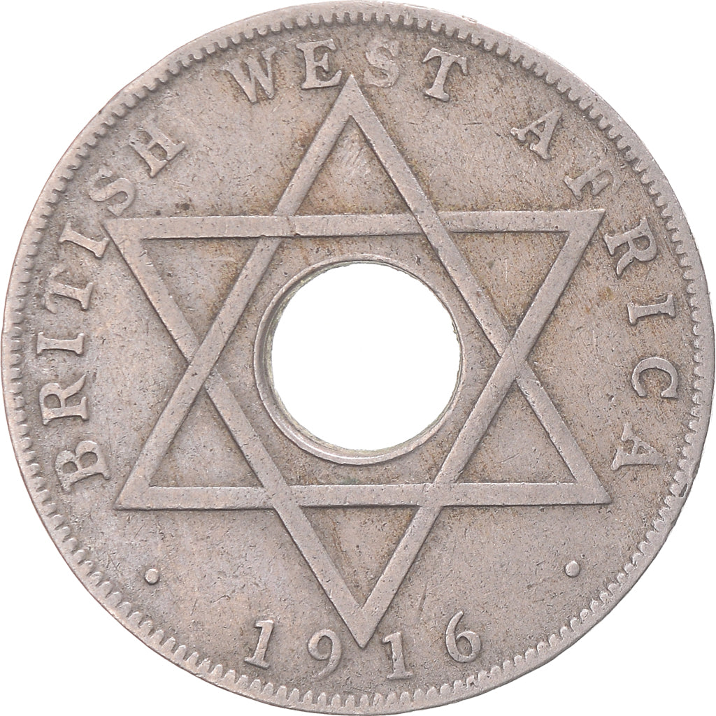 Coin, BRITISH WEST AFRICA, 1/2 Penny, 1916