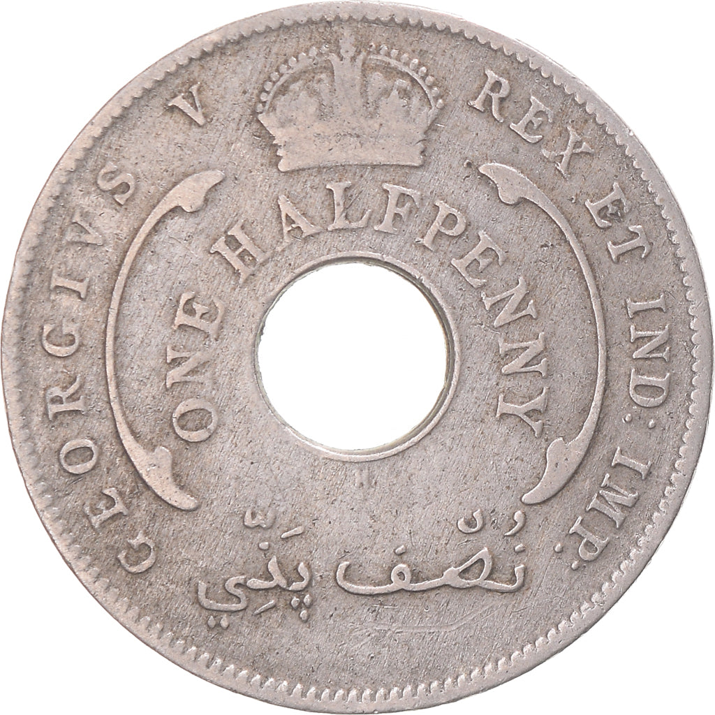 Coin, BRITISH WEST AFRICA, 1/2 Penny, 1916
