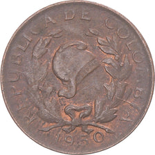 Coin, Colombia, Centavo, 1950