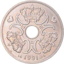 Coin, Denmark, 5 Kroner, 1991