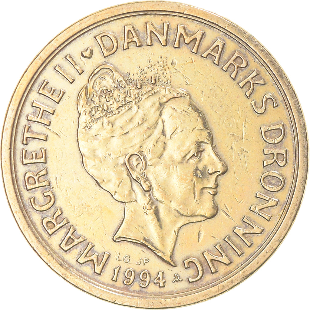 Munten, Denemarken, 10 Kroner, 1994
