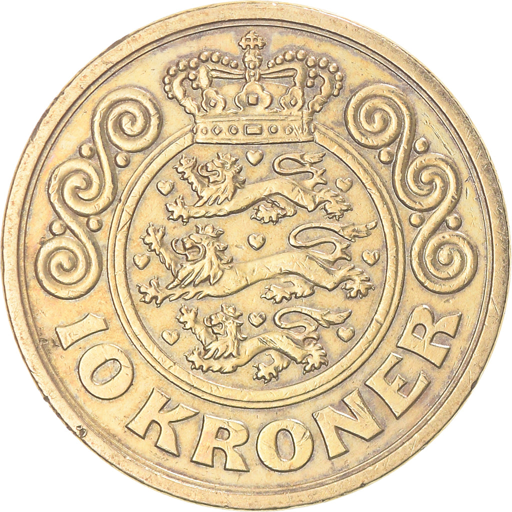 Munten, Denemarken, 10 Kroner, 1994