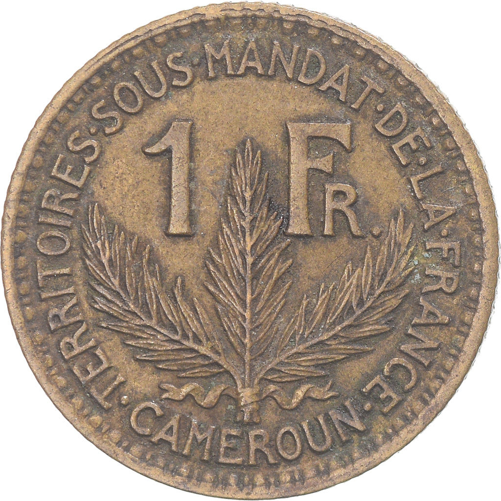 Coin, Cameroon, Franc, 1925
