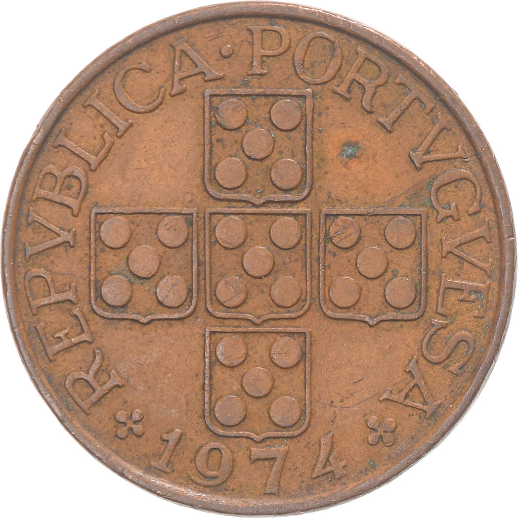 Moneda, Portugal, Escudo, 1974