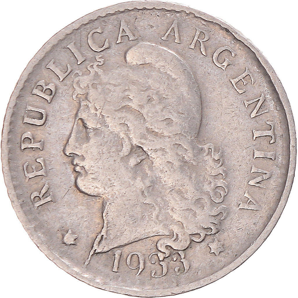 Moneda, Argentina, 5 Centavos, 1933