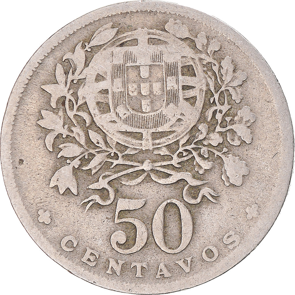 Portugal, 50 Centavos, 1928