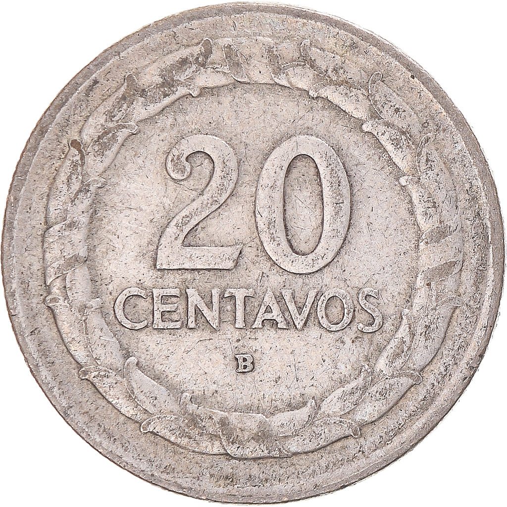 Moneda, Colombia, 20 Centavos, 1947