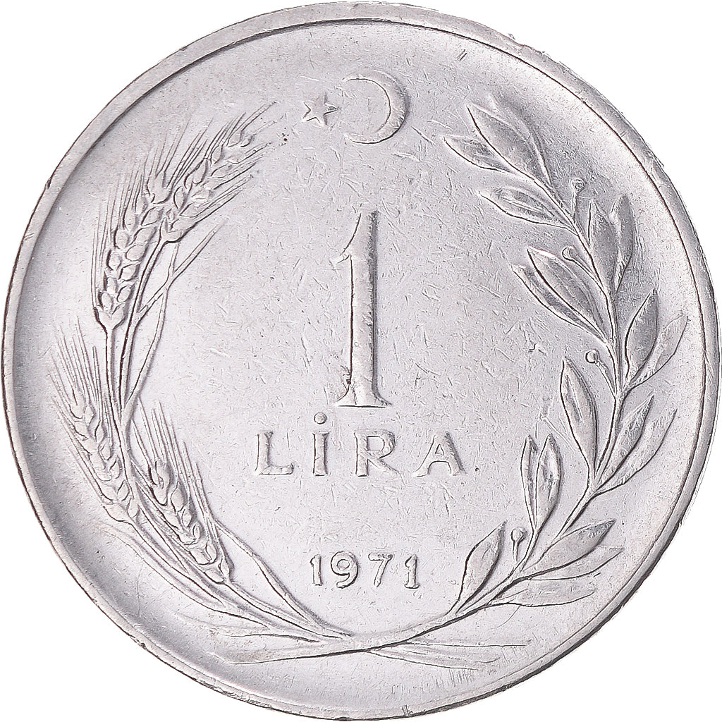 Moeda, Turquia, Lira, 1971