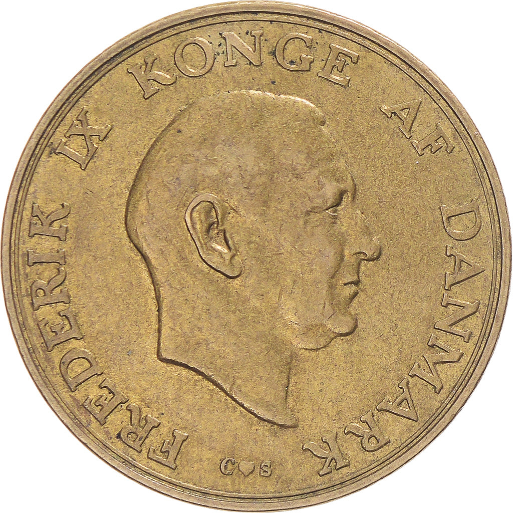 Moneda, Dinamarca, Krone, 1957