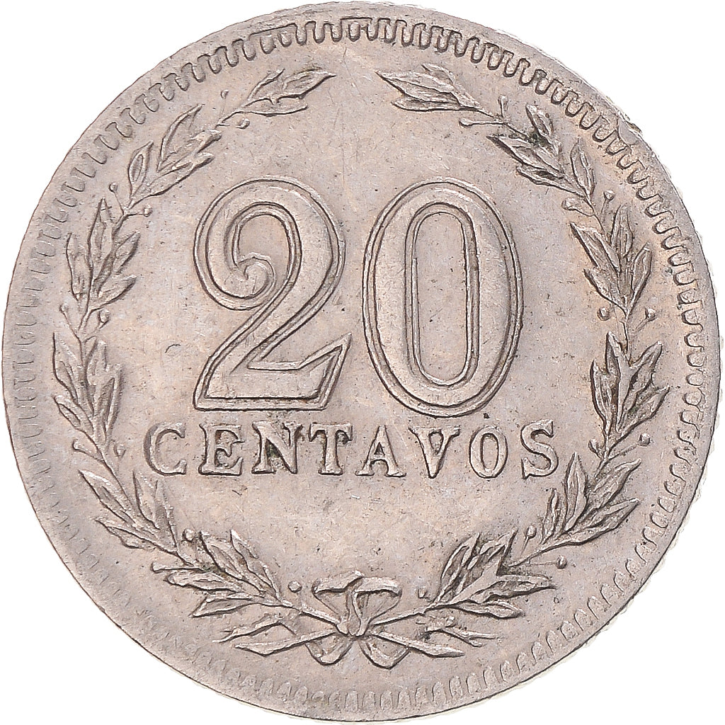 Münze, Argentinien, 20 Centavos, 1938