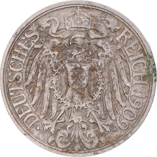 Moneta, Germania, 25 Pfennig, 1909