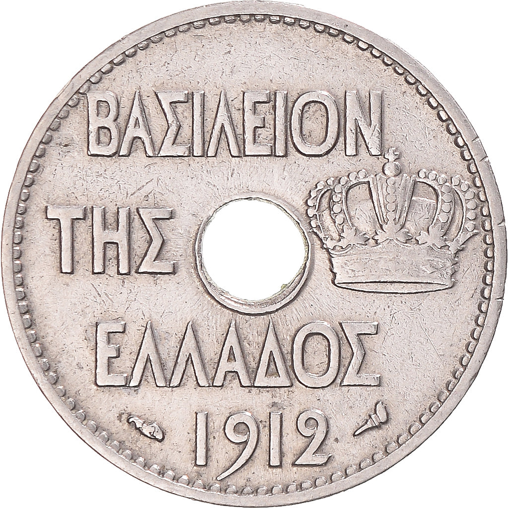 Coin, Greece, 10 Lepta, 1912