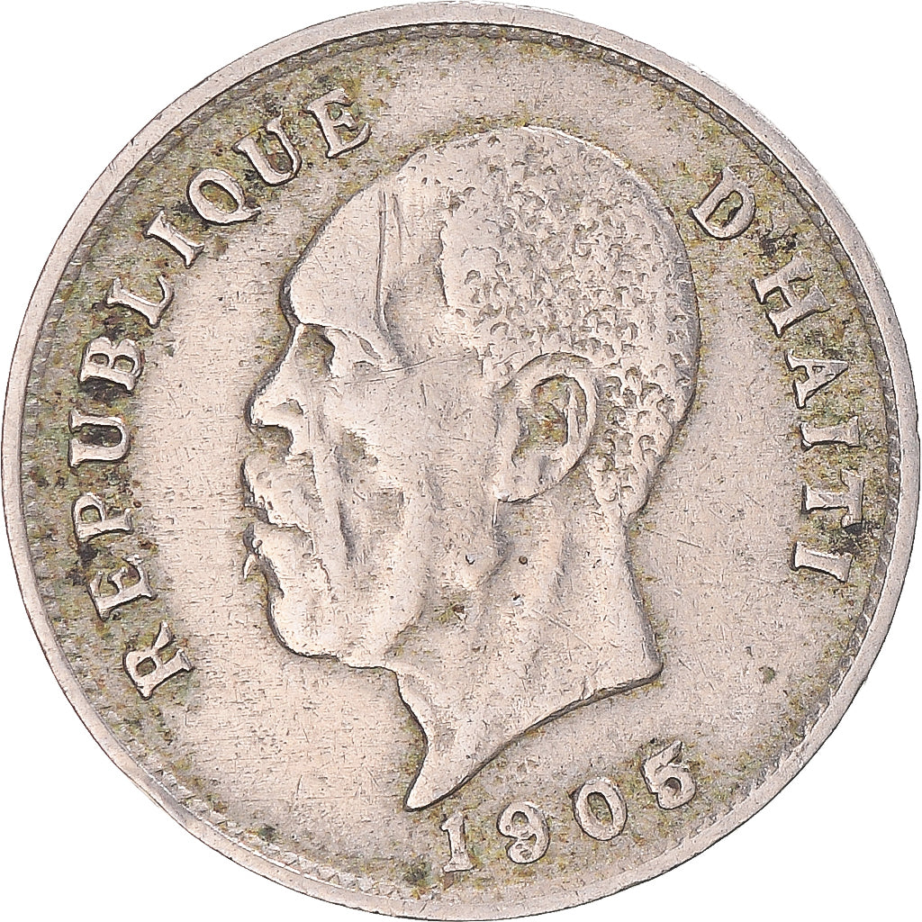 Munten, Haïti, 5 Centimes, 1905