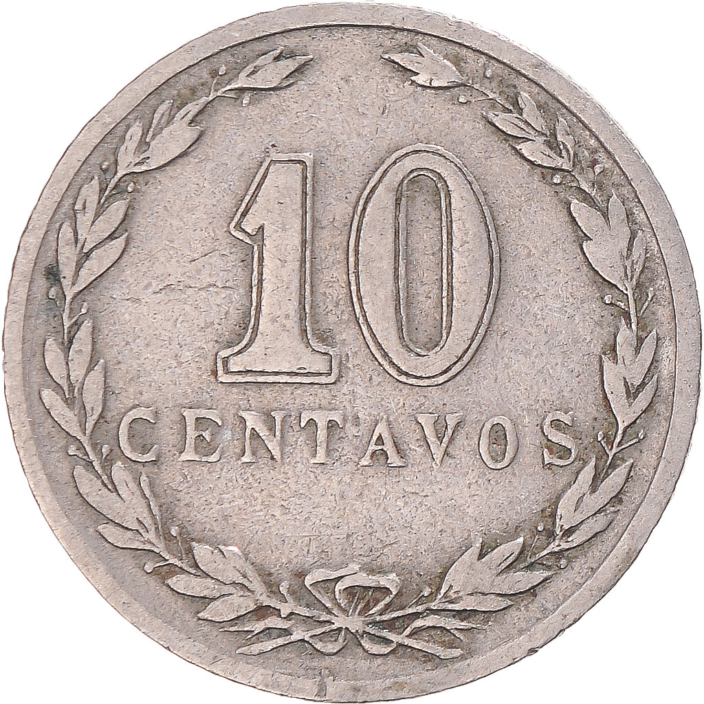Moneta, Argentina, 10 Centavos, 1924
