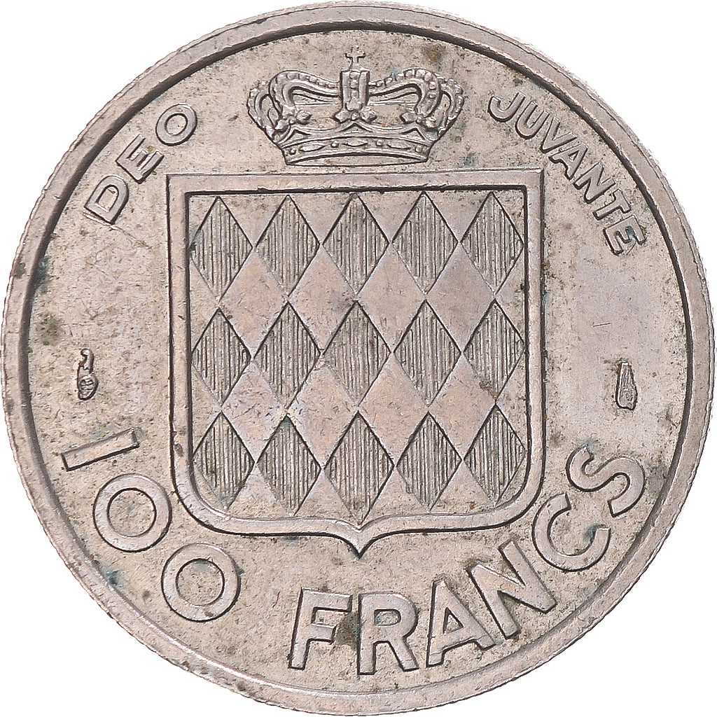 Moeda, Mónaco, 100 Francs, Cent, 1956