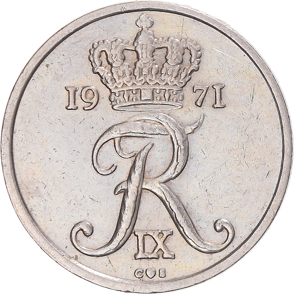 Moneda, Dinamarca, 10 Öre, 1971