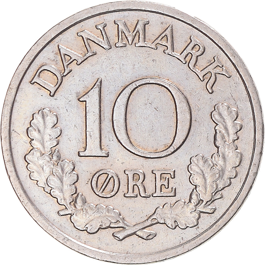 Moneda, Dinamarca, 10 Öre, 1971