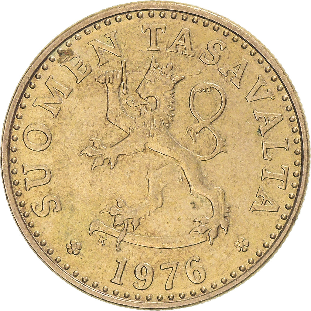 Monnaie, Finlande, 20 Pennia, 1976