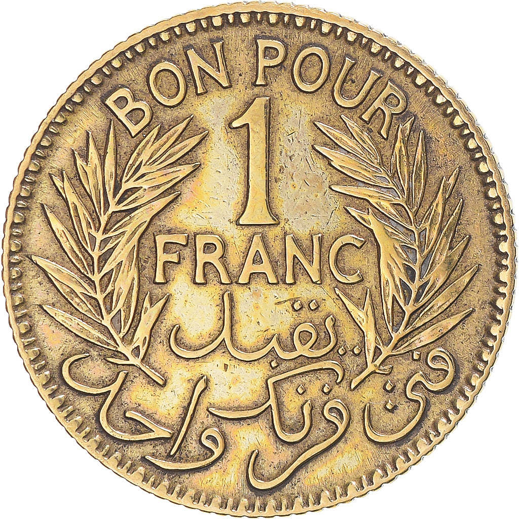 Munten, Tunisië, Franc, 1926