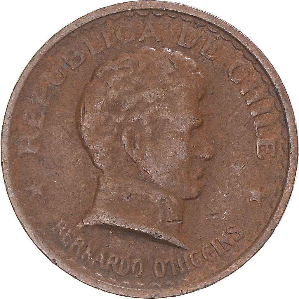 Coin, Chile, 20 Centavos, 1949