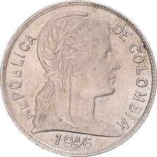 Coin, Colombia, 2 Centavos, 1946