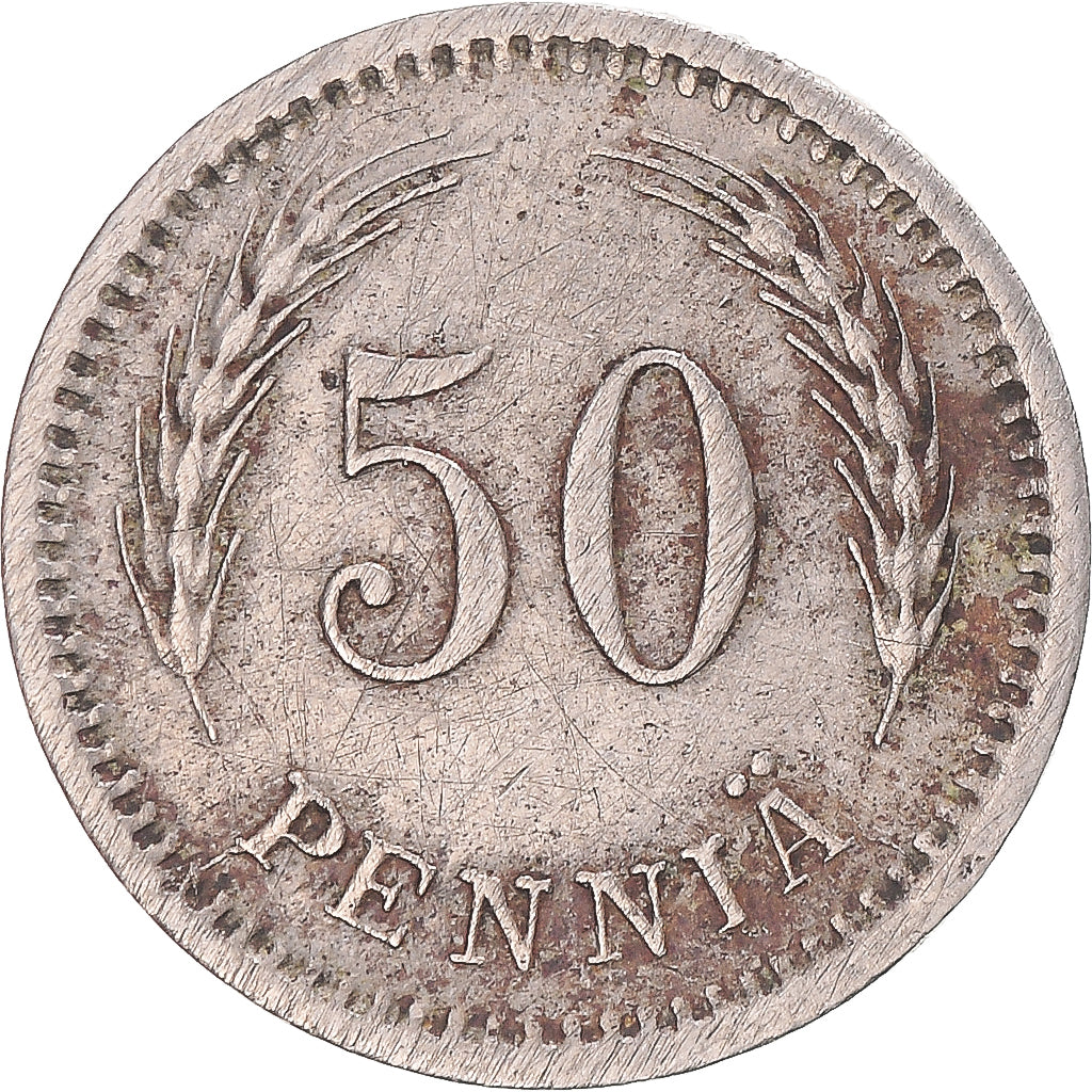 Monnaie, Finlande, 50 Penniä, 1923