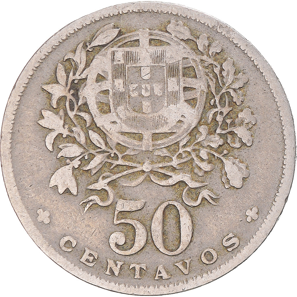 Moneda, Portugal, 50 Centavos, 1927