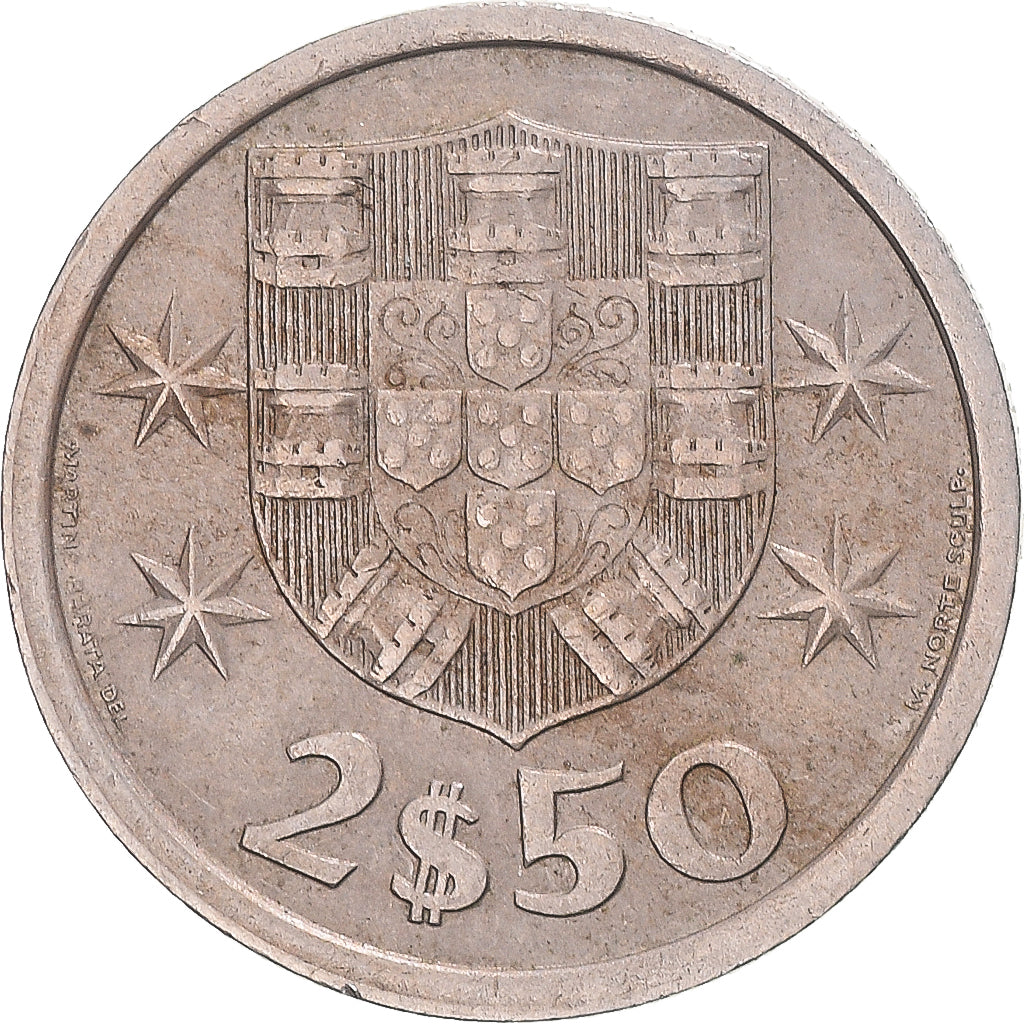 Moneda, Portugal, 2-1/2 Escudos, 1971