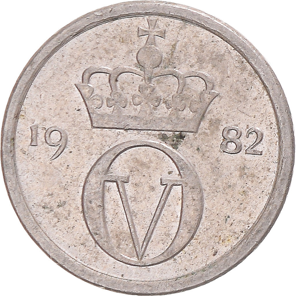 Moneda, Noruega, 10 Öre, 1982