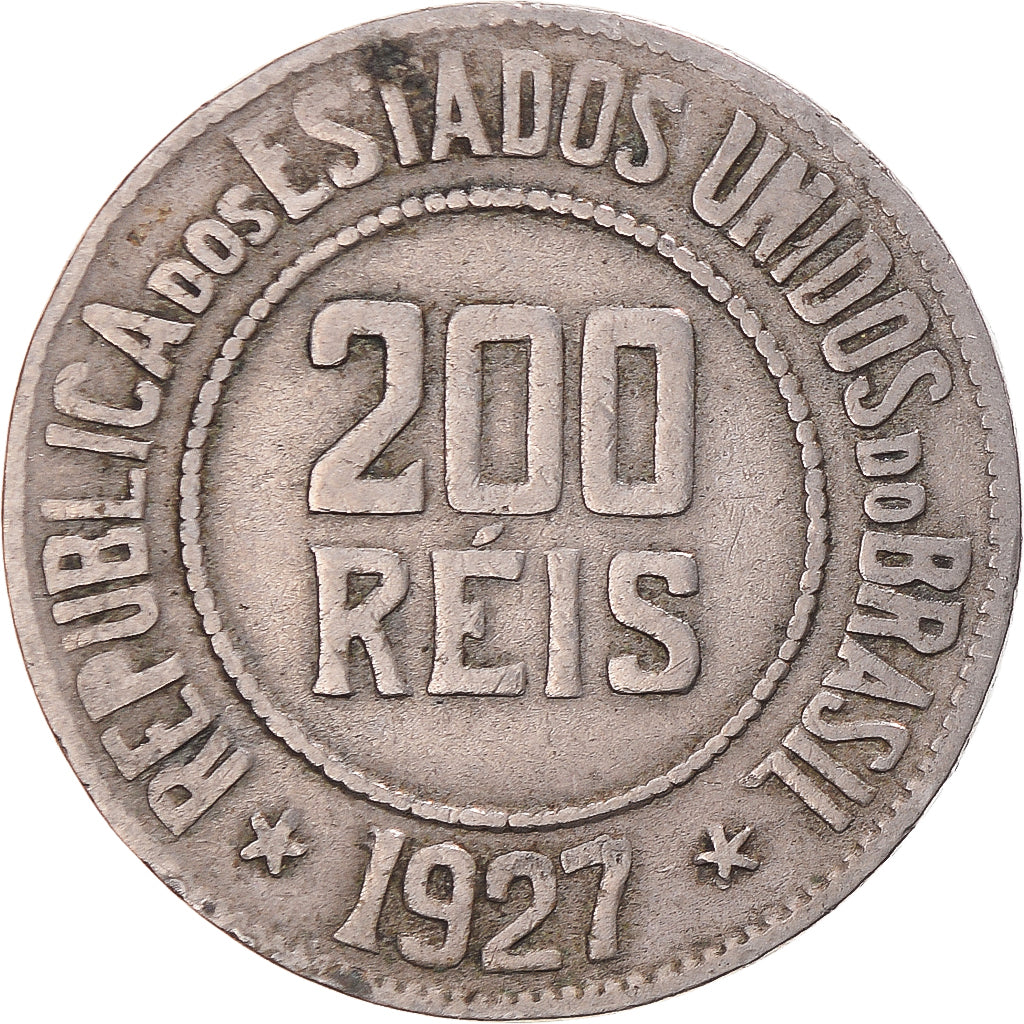 Moneta, Brasile, 200 Reis, 1927